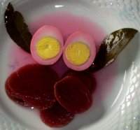 Hot Pickled eggs